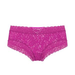 NWT VS Lace Strappy back cheeky in Ultra Pink